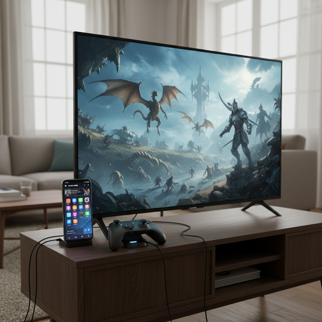 tv , phone , game